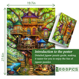 Forest Treehouse Jigsaw Puzzle 1000 Pieces