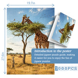 Hungry Giraffe Jigsaw Puzzle 1000 Pieces