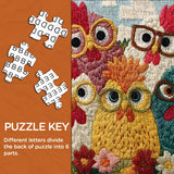 Chic Chickens Jigsaw Puzzle 1000 Pieces