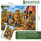 Country Paws Concert Jigsaw Puzzle 1000 Pieces