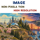 Wonders Across America Jigsaw Puzzle 1000 Pieces