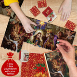 Glorious Manger Advent Calendar Jigsaw Puzzle 1000 Pieces