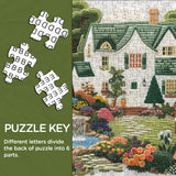 Embroidery Courtyard Jigsaw Puzzle 1000 Pieces