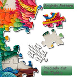 Rainbow Chameleon Jigsaw Puzzle 1000 Pieces
