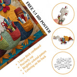 Sewing Chicken Jigsaw Puzzle 1000 Pieces