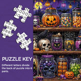 Halloween Candy Shelf Jigsaw Puzzle 1000 Pieces