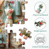 Floral Sewing Atelier Jigsaw Puzzle 1000 Pieces
