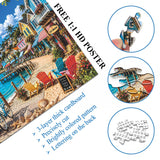 Colorful Coastal Town Jigsaw Puzzle 1000 Pieces