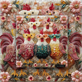 Fancy Roosters Jigsaw Puzzle 1000 Pieces