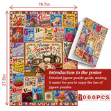 Vintage Sewing Sampler Jigsaw Puzzle 1000 Pieces
