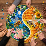 Yin and Yang Bees Jigsaw Puzzle 1000 Pieces
