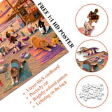 Sunset Meowga Jigsaw Puzzle 1000 Pieces