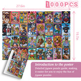 Happy Pup Atlas Jigsaw Puzzle 1000 Pieces