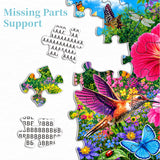 Garden Visitors Jigsaw Puzzle 1000 Pieces
