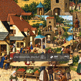 Old Riverside Market Jigsaw Puzzle 1000 Pieces