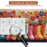 Floral Boots Jigsaw Puzzle 1000 Pieces