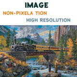 Stream Fishing Jigsaw Puzzle 1000 Pieces