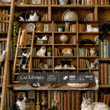 Cat Library Jigsaw Puzzle 1000 Pieces