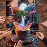 Cloudy Tea Talk Jigsaw Puzzle 1000 Pieces