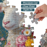Flower Sheep Jigsaw Puzzle 1000 Pieces