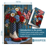 Patriotic Boots Jigsaw Puzzle 1000 Pieces