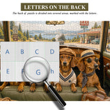 Road Trip Pups Jigsaw Puzzle 1000 Pieces