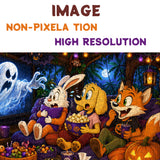 Fright Night Friends Jigsaw Puzzle 1000 Pieces