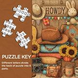 Cowboy's Camp Jigsaw Puzzle 1000 Pieces