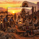 Campfire Gathering Jigsaw Puzzle 1000 Pieces