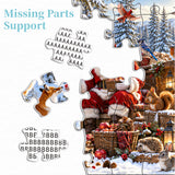 Santa’s Forest Friends Jigsaw Puzzle 1000 Pieces