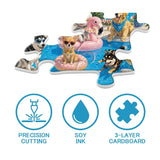 Jolly Splashing Paws Jigsaw Puzzle 1000 Pieces