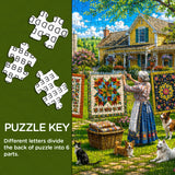 Farm Quilting Time Jigsaw Puzzle 1000 Pieces