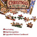 Christmas Village Lane Jigsaw Puzzle 1000 Pieces