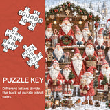 Winter Santa Claus Town Jigsaw Puzzle 1000 Pieces