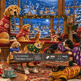 Christmas Sweater Paws Jigsaw Puzzle 1000 Pieces