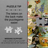 Floral Teacup Garden Jigsaw Puzzle 1000 Pieces