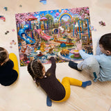 Cat Park Jigsaw Puzzle 1000 Pieces