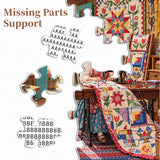 Country Quilt Cottage Jigsaw Puzzle 1000 Pieces