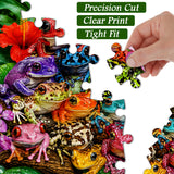 Rainforest Frog Swarm Jigsaw Puzzle 1000 Pieces