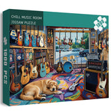 Chill Music Room Jigsaw Puzzle 1000 Pieces
