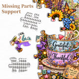 Grateful Floral Cup Jigsaw Puzzle 1000 Pieces