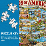Birds of America Jigsaw Puzzle 1000 Pieces