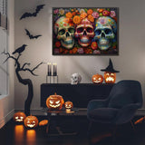 Bboldin® Halloween Flower Skull Jigsaw Puzzle 1000 Pieces