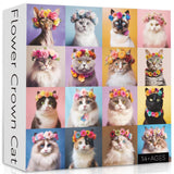 Flower Crown Cat Jigsaw Puzzle 1000 Pieces