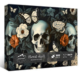 Floral Skull Jigsaw Puzzle 1000 Pieces