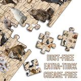 Bboldin® Beach Pooping Cats Jigsaw Puzzle 1000 Pieces