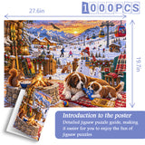 Cozy Ski Lodge Jigsaw Puzzle 1000 Pieces