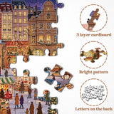 Xmas Market Jigsaw Puzzle 1000 Pieces