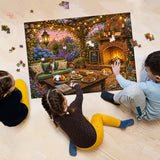 Cat Garden Retreat Jigsaw Puzzle 1000 Pieces