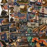 Vintage USA Collage Jigsaw Puzzle 1000 Pieces